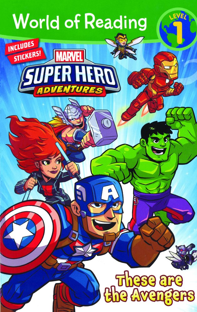 Marvel Super Hero Adventures: These Are the Avengers (World of Reading: Level 1)