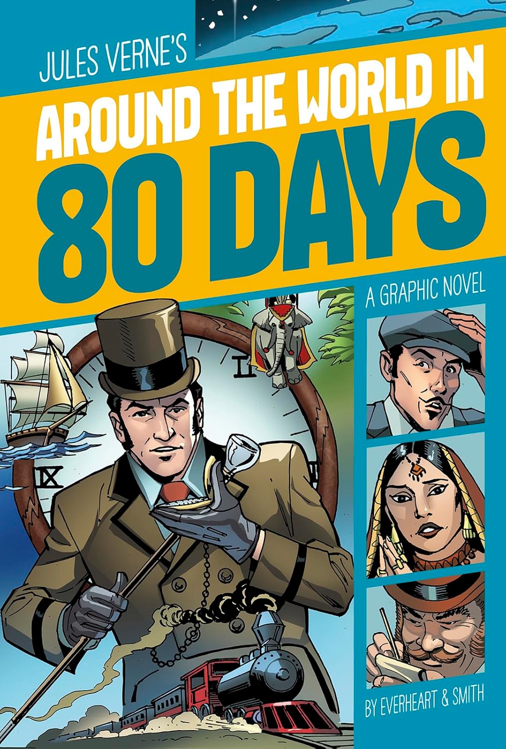 Around the World in 80 Days (Graphic Revolve) (Graphic Revolve: Common Core Editions)