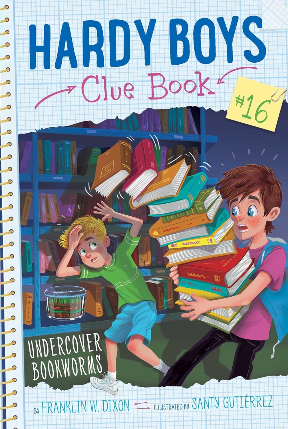 Undercover Bookworms (Hardy Boys Clue Book)