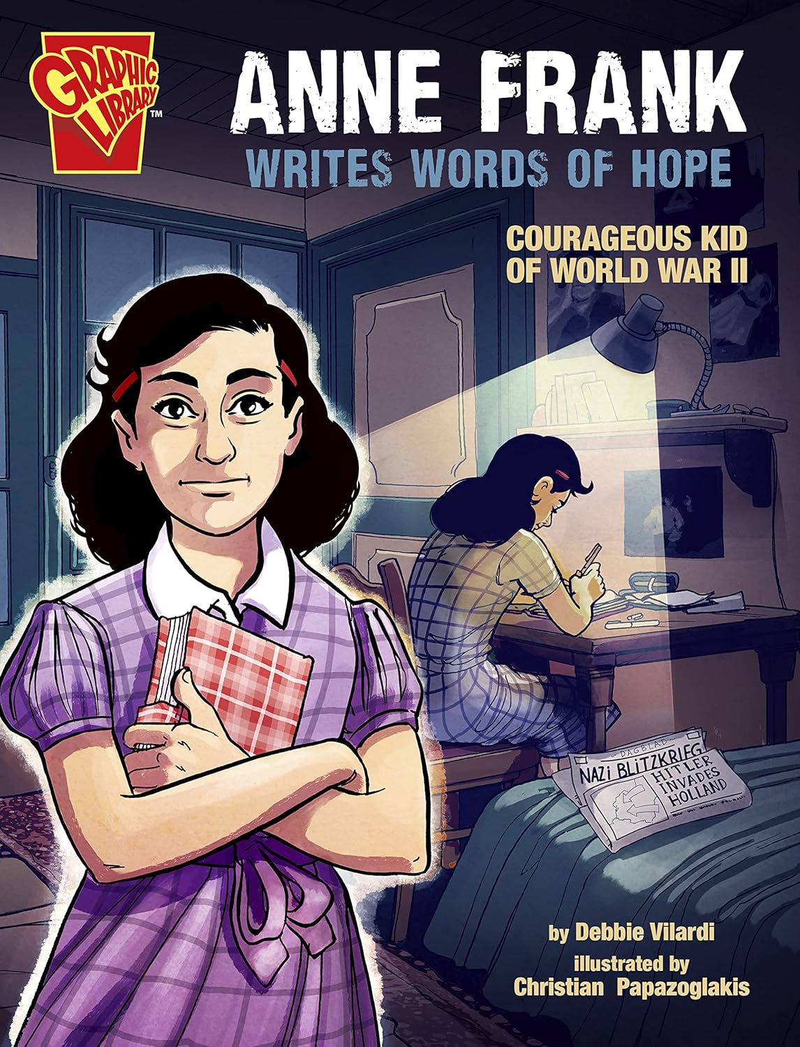 Anne Frank Writes Words of Hope: Courageous Kid of World War II (Courageous Kids)