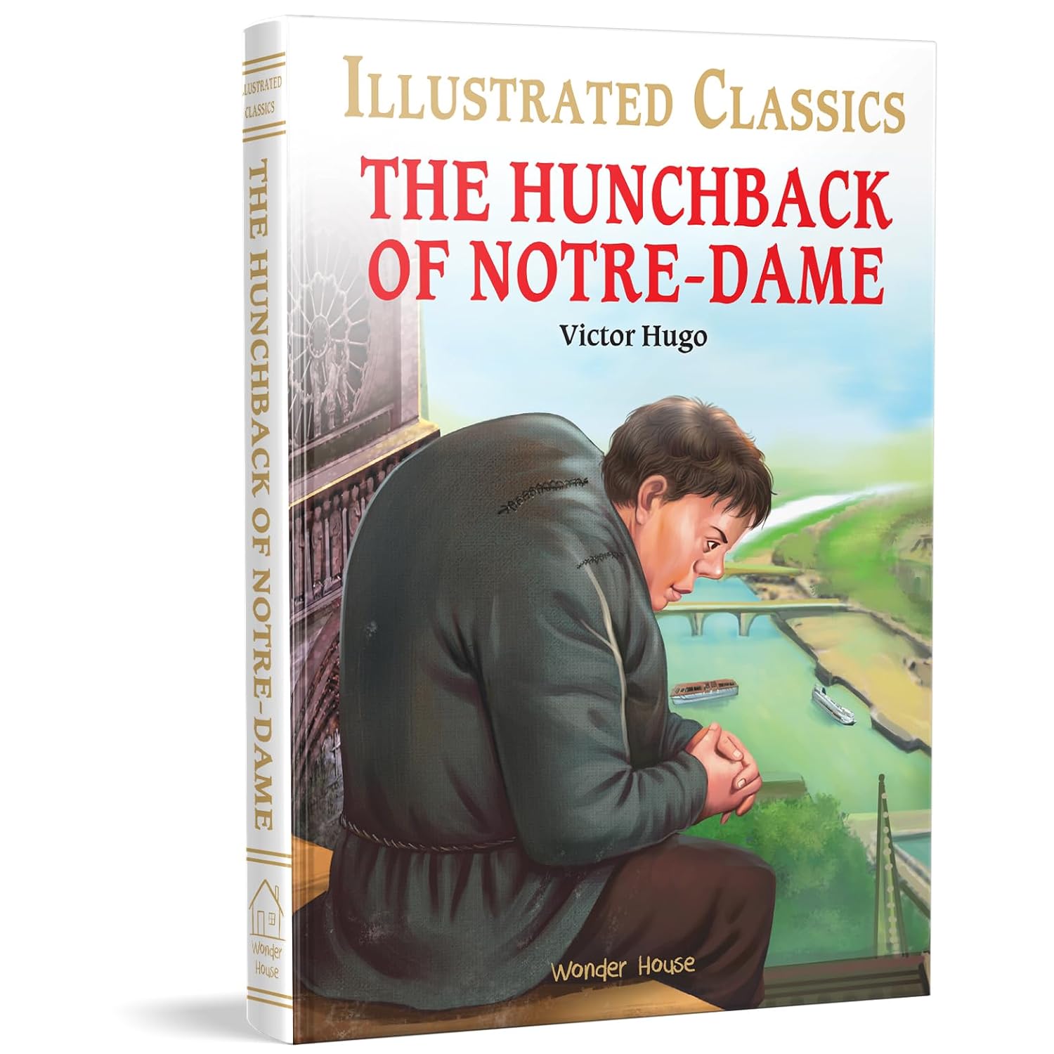 The Hunchback of Notre-Dame : Illustrated Abridged Children Classic English Novel with Review Questions