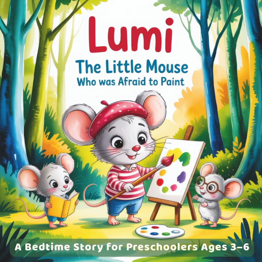 Lumi The Little Mouse Who Was Afraid to Paint: A Heartwarming Picture Book for Kids About Courage, Creativity, and Self-Confidence – Inspiring Bedtime Story for Preschoolers Ages 3–6