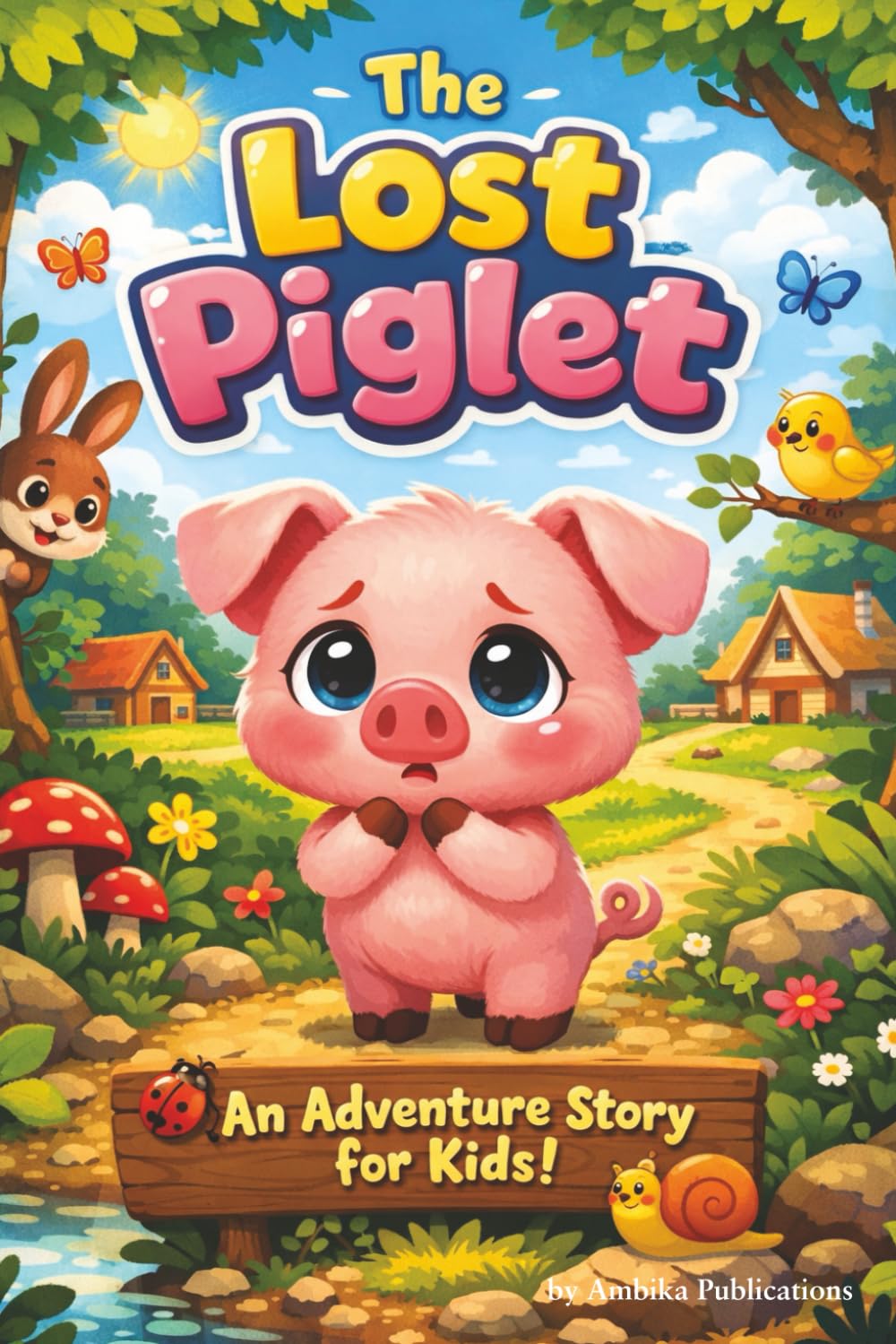 The Lost Piglet: The Adventurous Story for Kids I 6x9 inches I 16 pages I Ages 3–8 years