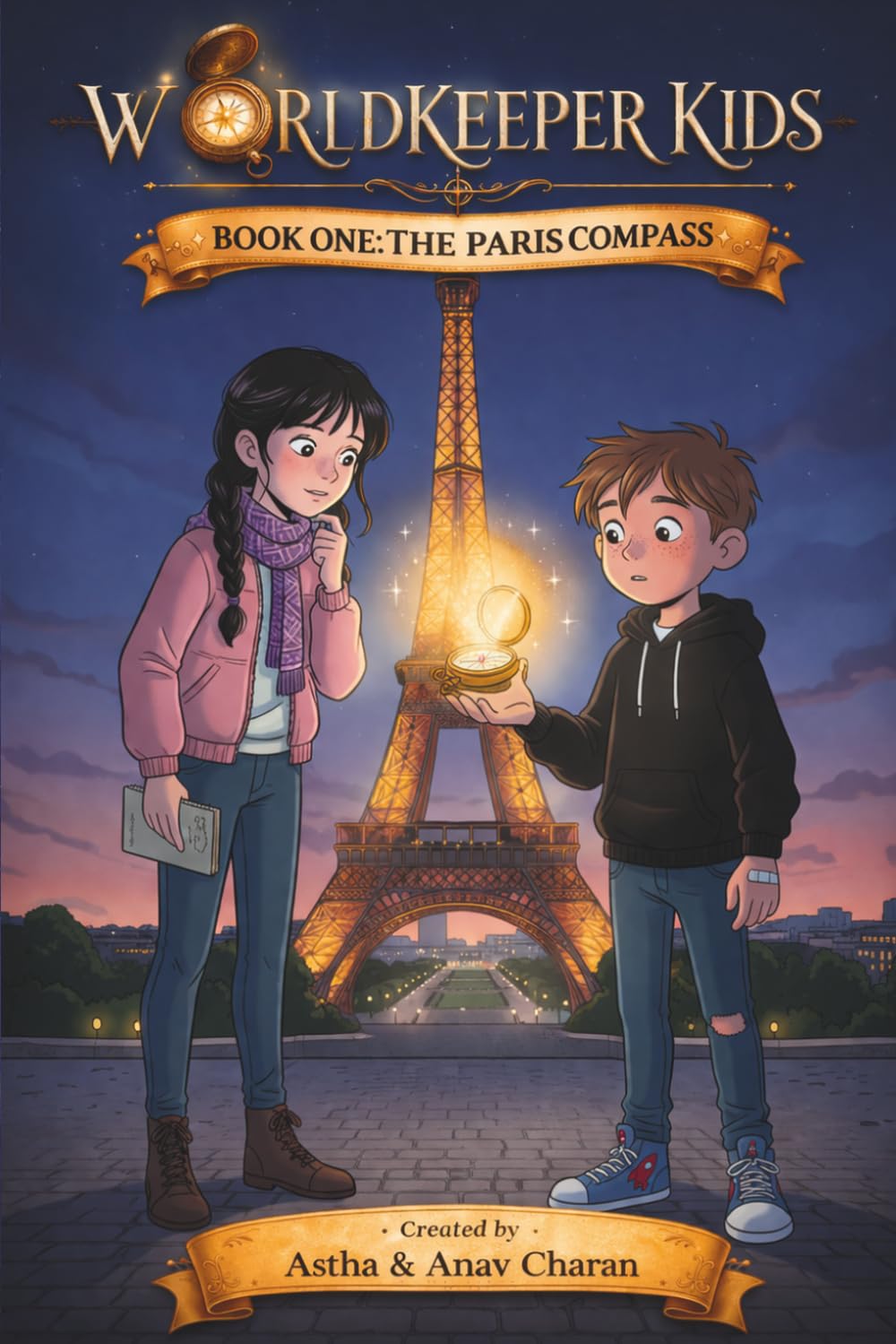 The WorldKeeper Kids: Book 1: The Paris Compass Adventure — An Educational World Adventure book for Kids (Ages 6–10)