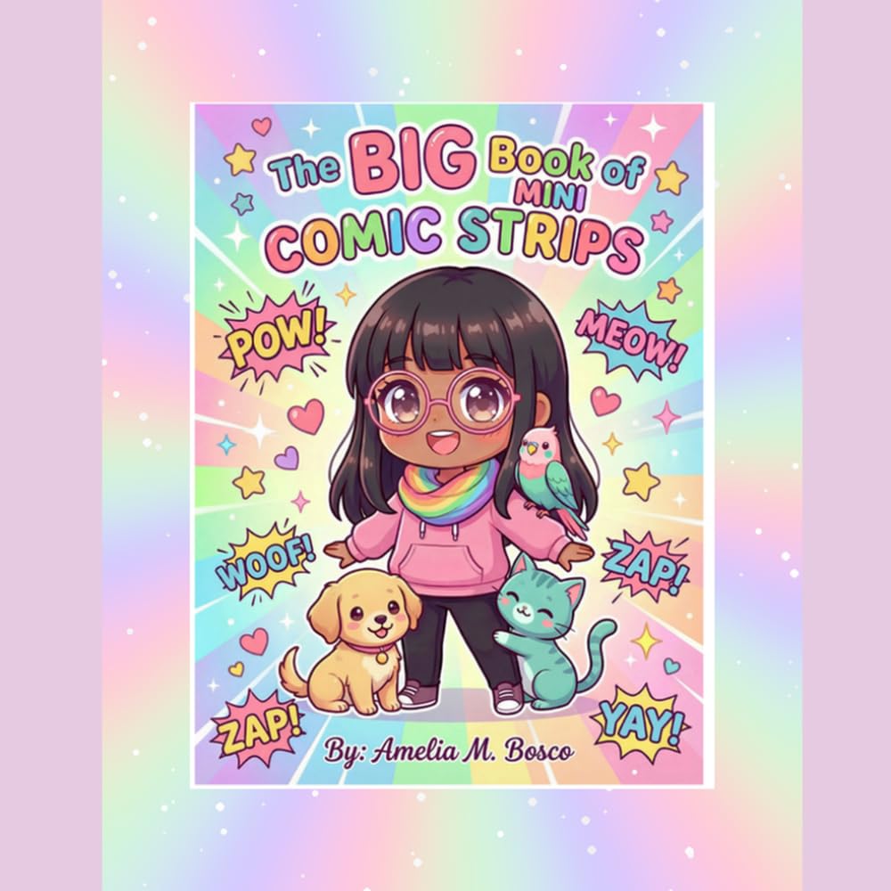 The Big Book of Mini Comic Strips: Funny, cute, and easy comic strips for kids