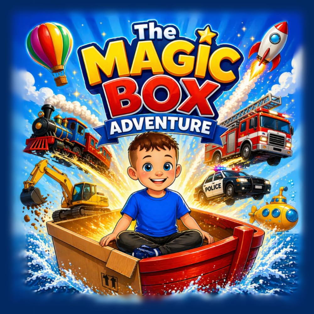 The Magic Box Adventure: A Beginner Sight Word Story for Kids Easy to Read Large Print Early Reader Picture Book
