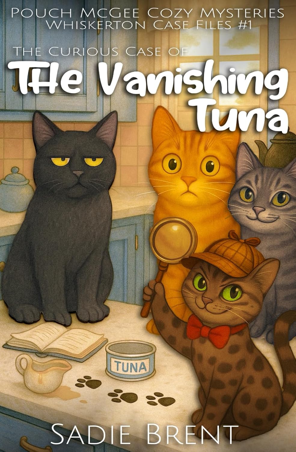 The Curious Case of the Vanishing Tuna: Mystery Books for Kids - Whiskerton Case Files #1 (Pouch McGee Cozy Mysteries)