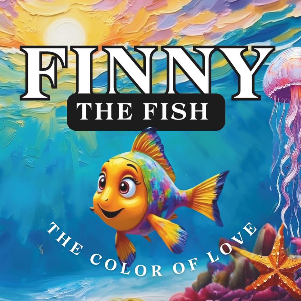 Finny the Fish: The Color of Love, 8.5 X 8.5 Paperback, Bedtime Story, Colorful Picture Book for Young Readers