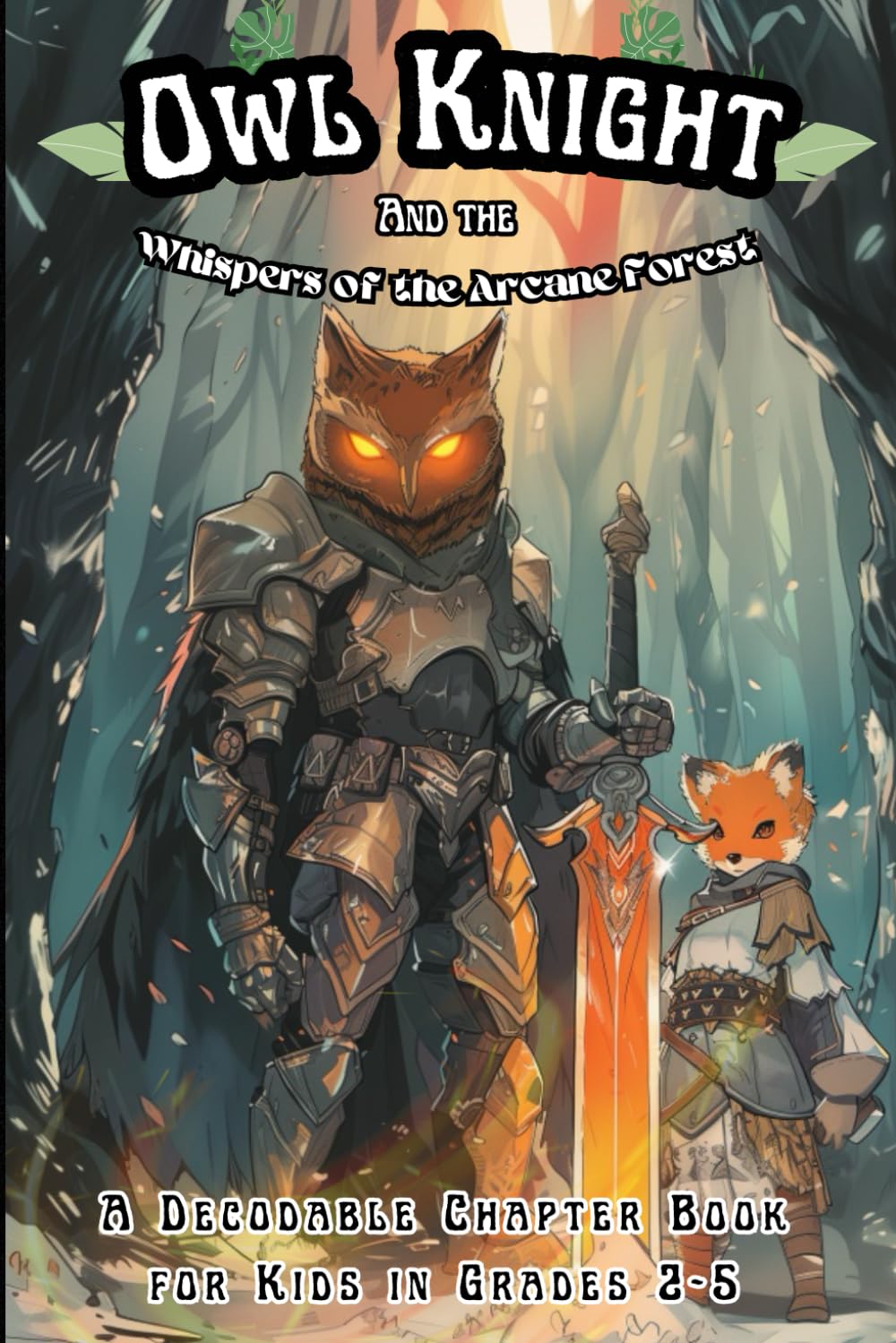 OWL KNIGHT AND THE WHISPERS OF THE ARCANE FOREST: A Decodable Chapter Book for Grade 2-5 (The Science of Reading Decodable Books)