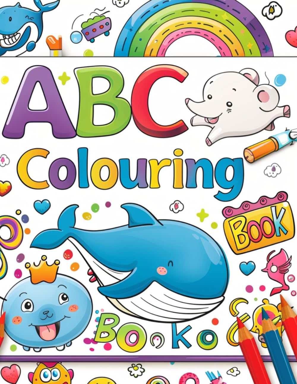 Alphabet Adventures: A Coloring Journey for Little Learners (Ages 3-5): Big and Bold ABC Coloring: Easy Pages for Young Artists . A Good Way To Learn ... Books for Children. Highly Educational.