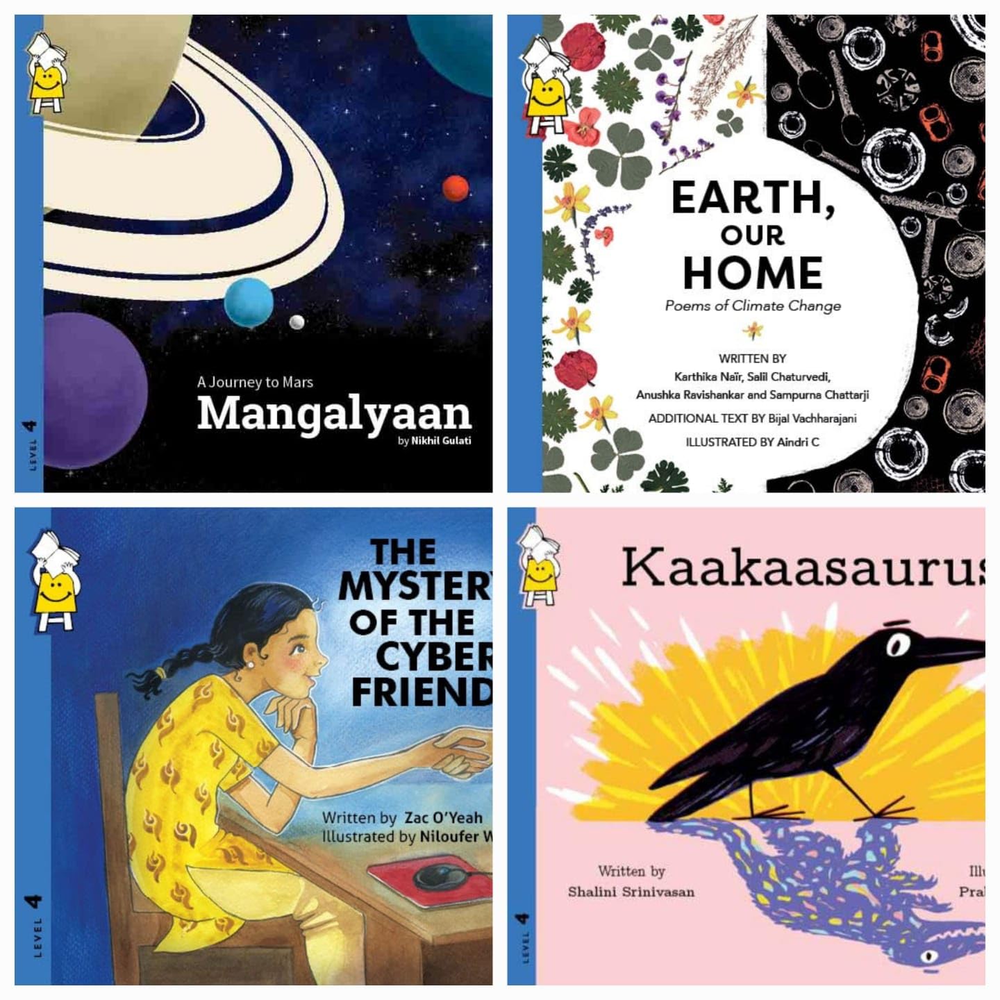 Pratham Books Level 4 Set: Exploring Adventures (Set of 4 Books) (6-8 Years)